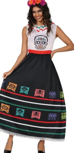 Dia De Los Muertos Jurk Dames Doodshoofd