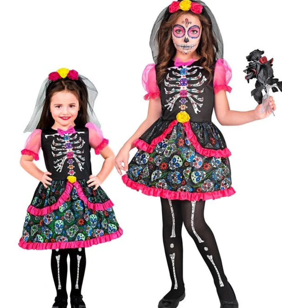 Dia De Los Muertos Jurk Meisje