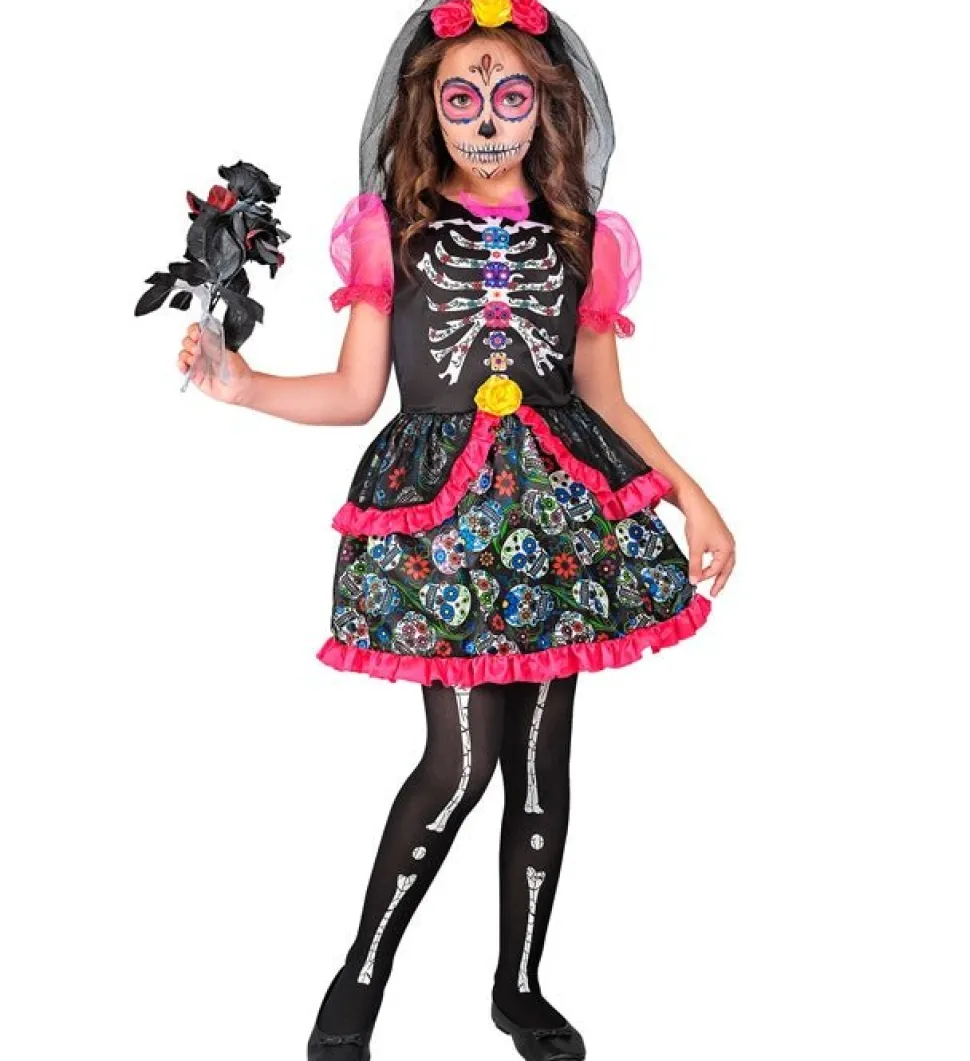 Dia De Los Muertos Jurk Meisje