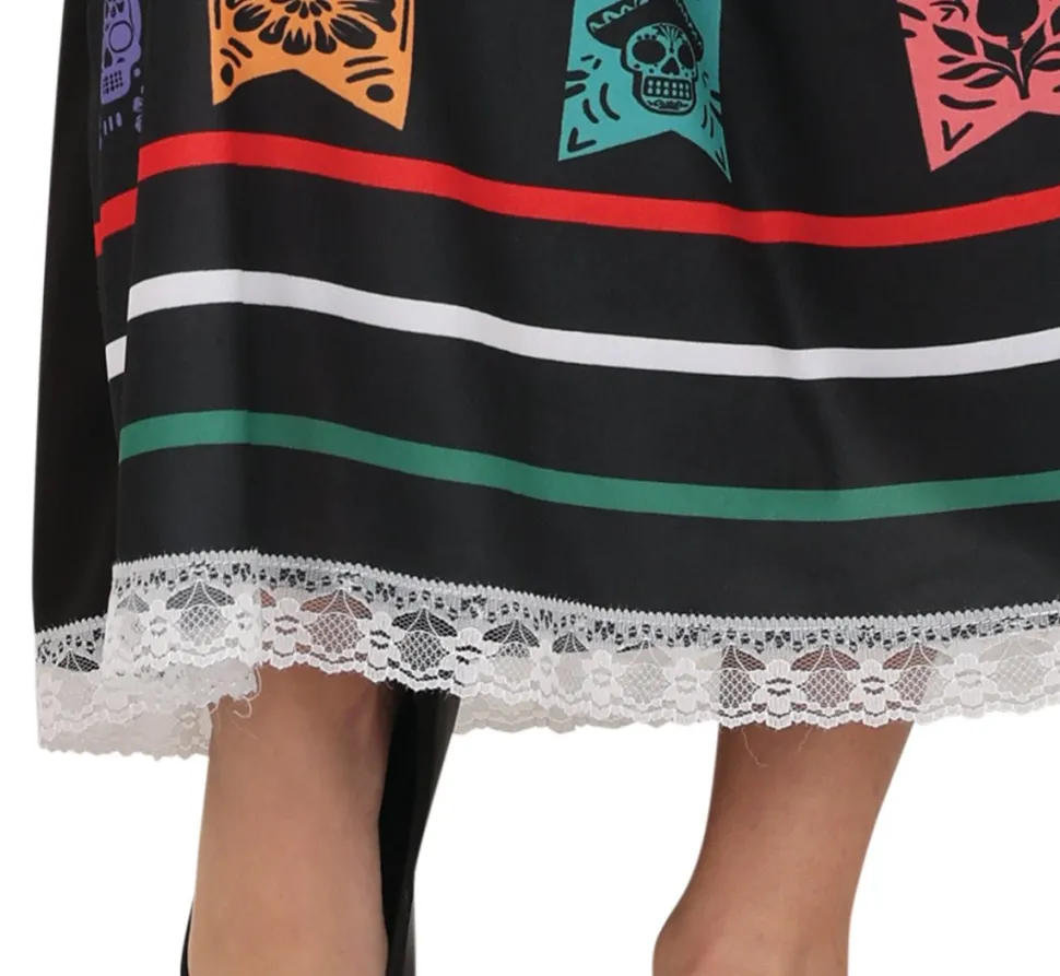 Dia De Los Muertos Jurk Meisje Doodshoofd