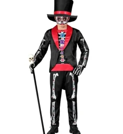 Dia De Los Muertos Kostuum Zwart Kind