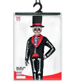 Dia De Los Muertos Kostuum Zwart Kind