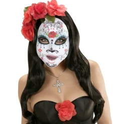 Dia De Los Muertos Masker Gekleurd