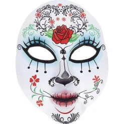 Dia De Los Muertos Masker Gekleurd