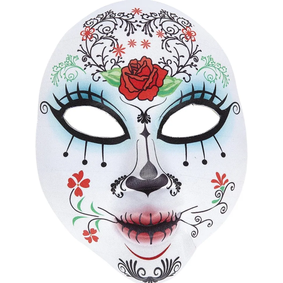 Dia De Los Muertos Masker Gekleurd