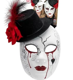 Dia De Los Muertos Masker Met Hoed
