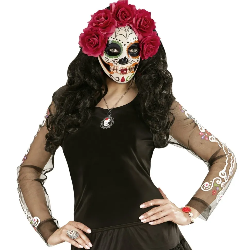 Dia De Los Muertos Masker Rozen