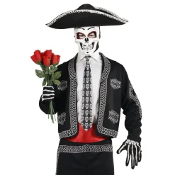 Dia De Los Muertos Masker Wit