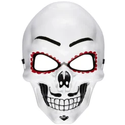 Dia De Los Muertos Masker Wit