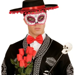 Dia De Los Muertos Oogmasker Roze