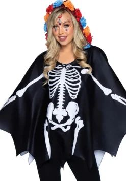 Dia De Los Muertos Poncho Dames Leg Avenue