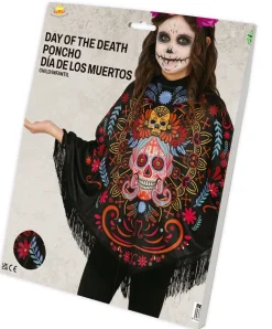 Dia De Los Muertos Poncho Meisje