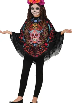 Dia De Los Muertos Poncho Meisje