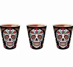 Dia De Los Muertos Shotglazen 5cm 3st