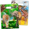 Dieren Uitdeelzakjes Safari 23cm 8st