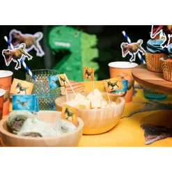 Dinosaurus Banner Happy Birthday