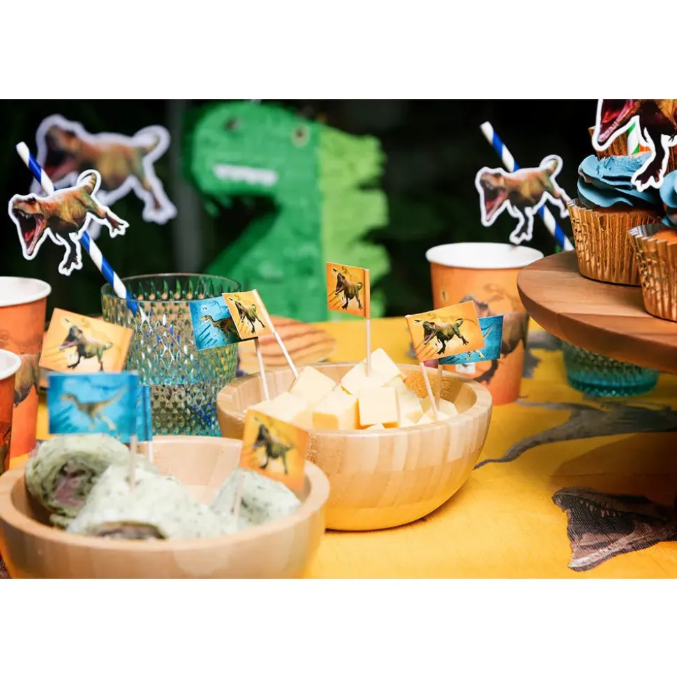 Dinosaurus Banner Happy Birthday