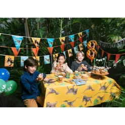 Dinosaurus Banner Happy Birthday