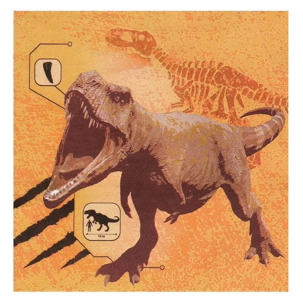 Dino Servetten 33cm 20st