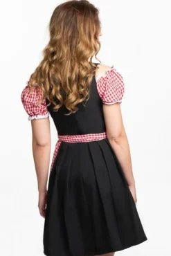 Dirndl Jurk Oktoberfest Geruit Rood
