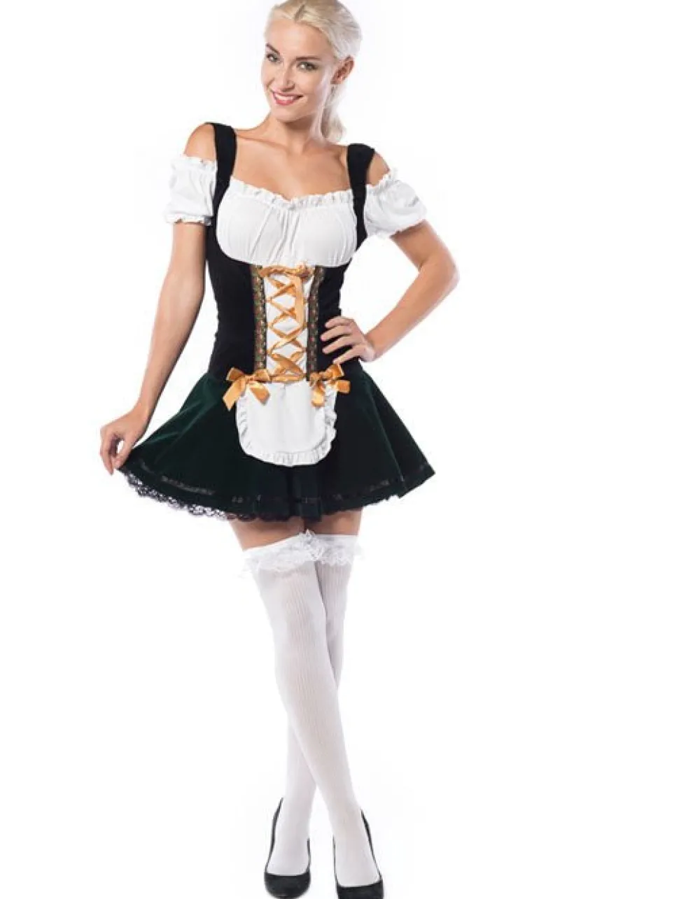 Dirndl Jurk Oktoberfest Gouden Strikken