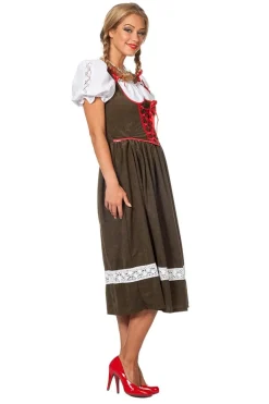 Dirndl Jurk Oktoberfest Lang Groen