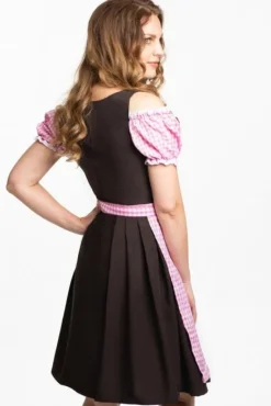 Dirndl Jurk Oktoberfest Roze Bruin