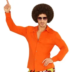 Disco 70S Blouse Heren Oranje