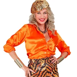 Disco 70S Blouse Oranje