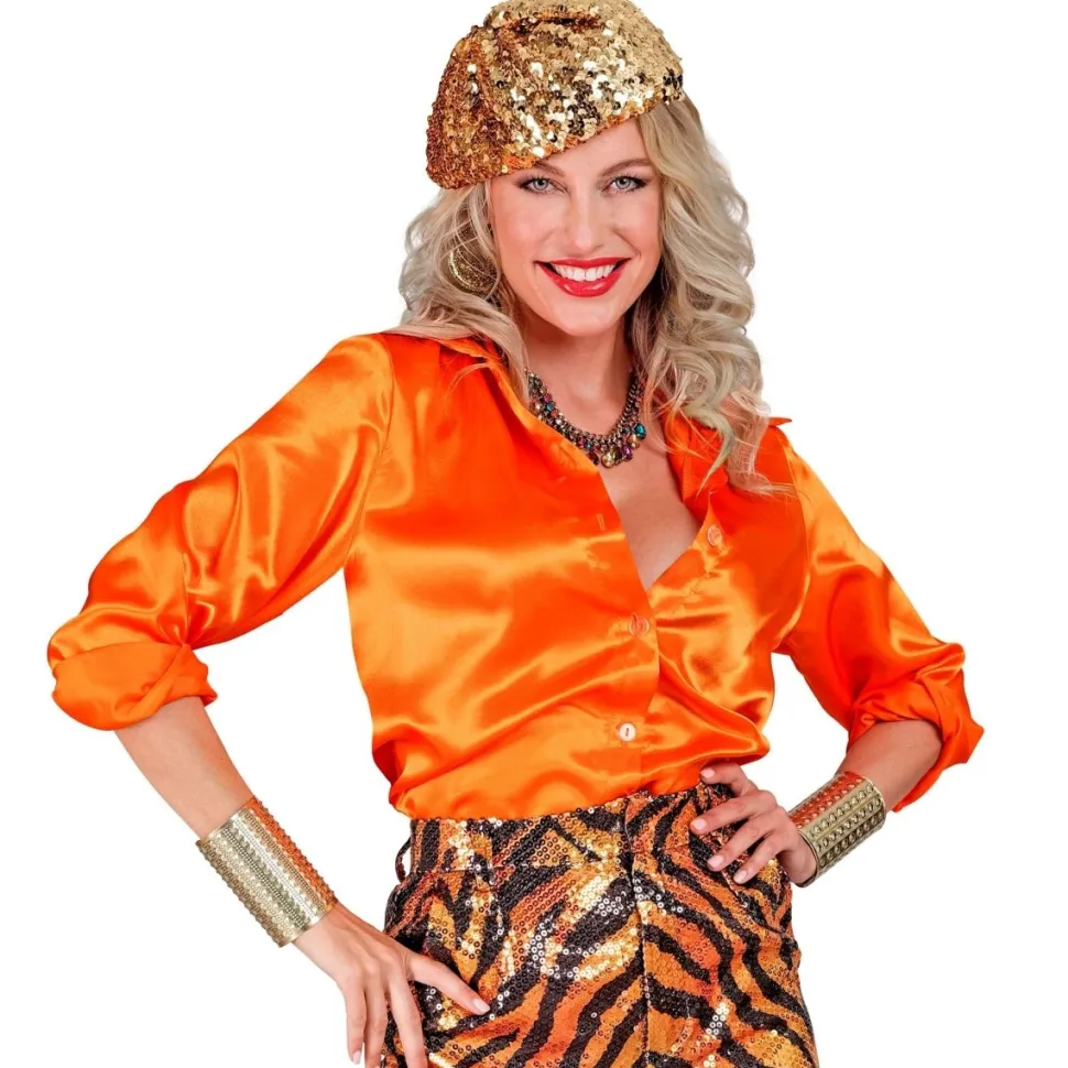 Disco 70S Blouse Oranje