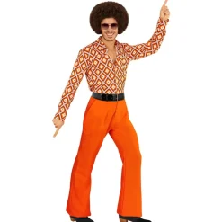 Disco 70S Broek Oranje Heren