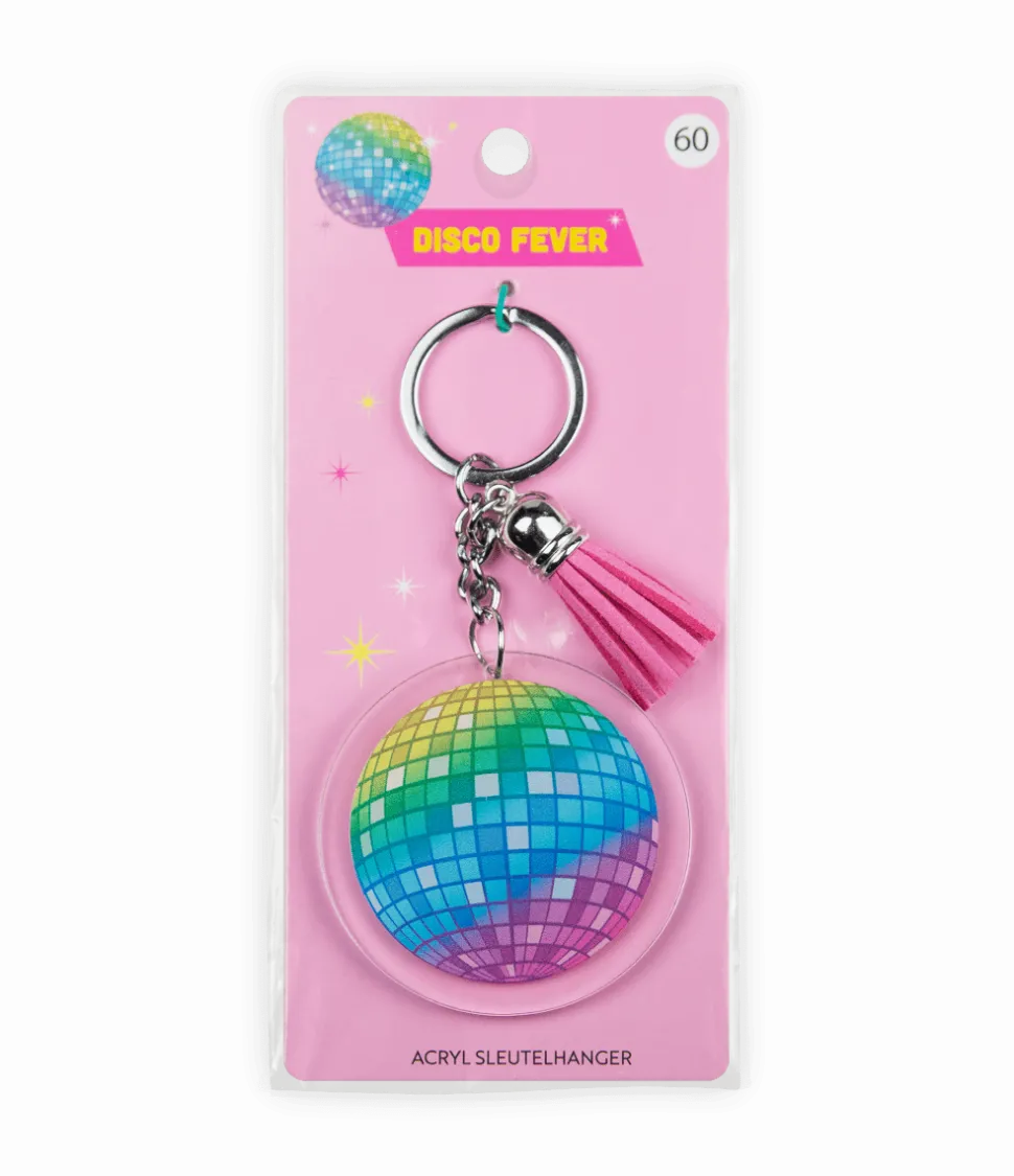 Disco 70S Sleutelhanger Discobol Acryl 13,5cm
