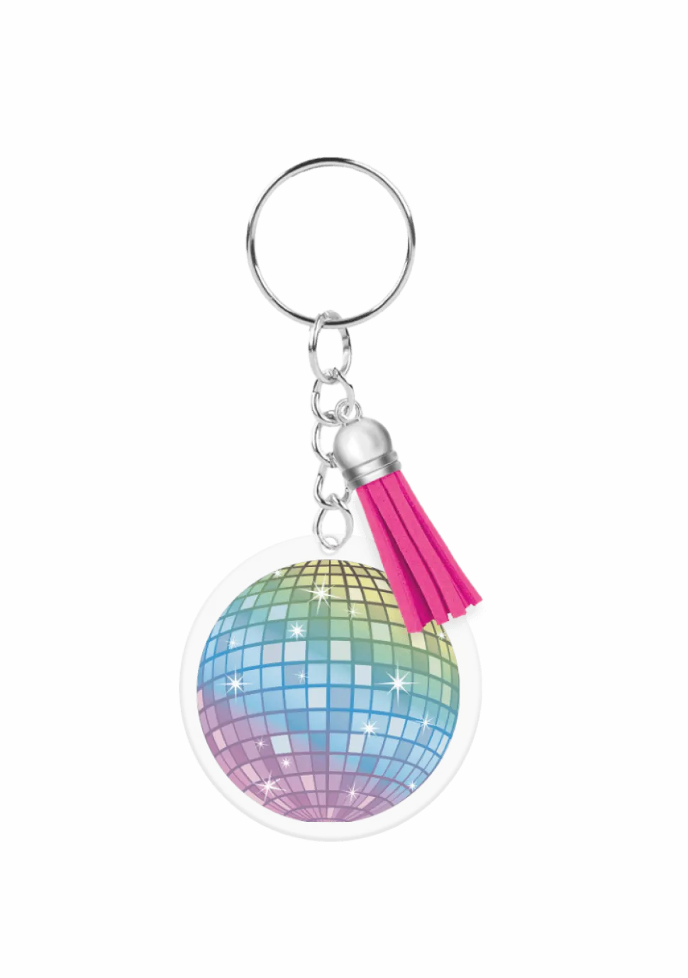 Disco 70S Sleutelhanger Discobol Acryl 13,5cm