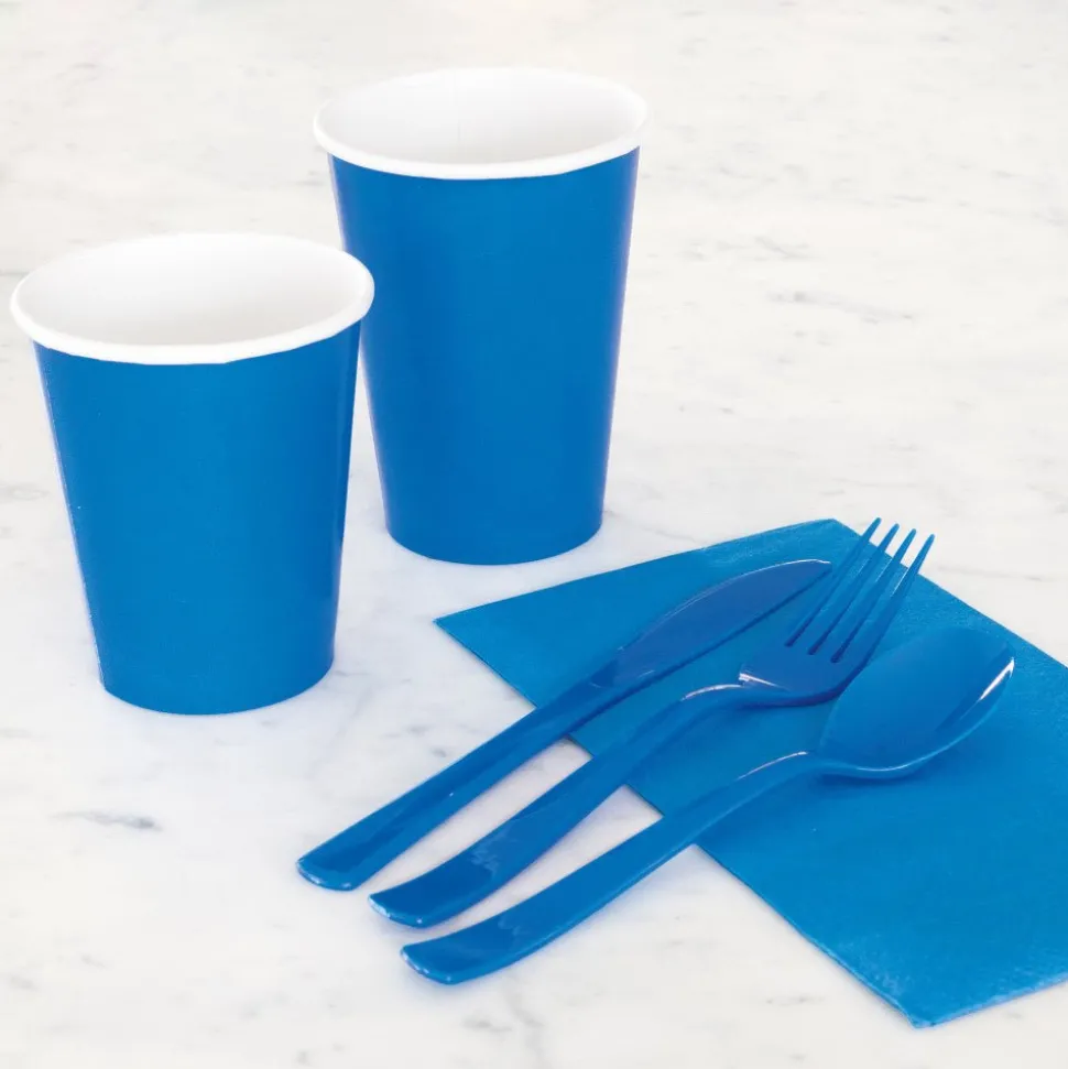 Donkerblauw Bestek 18 delig