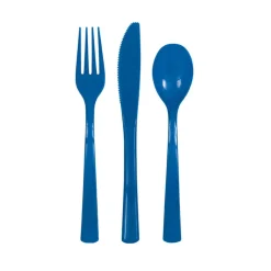 Donkerblauw Bestek 18 delig
