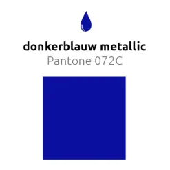 Donkerblauwe Ballonnen Metallic 25cm 10st