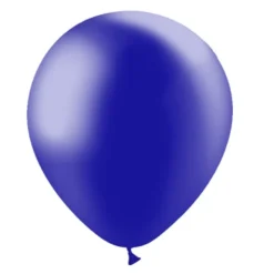 Donkerblauwe Ballonnen Metallic 30cm 50st