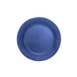 Donkerblauwe Borden Papier 18cm 20st