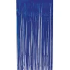 Donkerblauwe Deurgordijn 2m