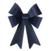 Donkerblauwe Strik Velvet 66cm