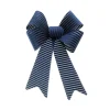 Donkerblauwe Strik Velvet 39cm