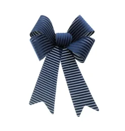 Donkerblauwe Strik Velvet 39cm
