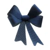 Donkerblauwe Strik Velvet 51cm