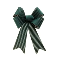 Donkergroene Strik Gestreept 39cm