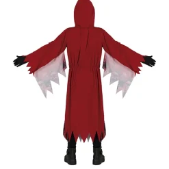 Doodshoofd Halloween Kostuum Kind Rood