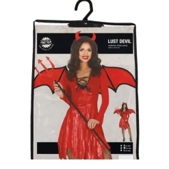 Duivel Halloween Kostuum Dames Rood