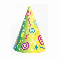 Feesthoedjes Assorti 17,8cm 6st