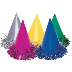Feesthoedjes Franjes 16,5cm 6st