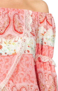 Festival Blouse Dames Roze