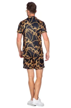 Festival Outfit Goud Zwart